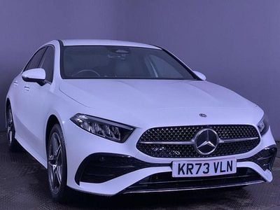 White Used 2023 Mercedes A250 AMG line Sedan | £23,499 (Fair price)