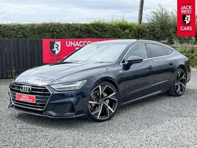 Used Audi A7 S-Line 245 HP (180 kW) 2023 Blue Sedan