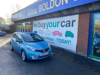 Used Nissan Note Tekna 90 HP (66 kW) 2013 Blue Hatchback