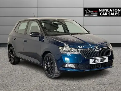 Used Skoda Fabia Colour Edition 95 HP (69 kW) 2021 Blue Hatchback
