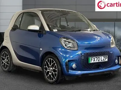 Used Smart ForTwo Electric Drive Prime Exclusive 60 kW (82 HP) 2020 Silver Coupe