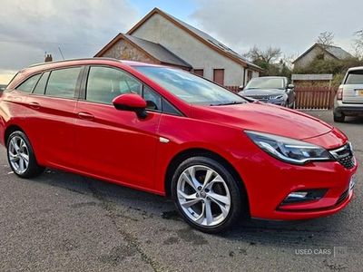 Used Vauxhall Astra Design Edition 105 HP (77 kW) 2019 Red Estate
