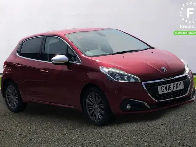 Second-hand Peugeot 208 Allure 2016 Roșu Hatchback