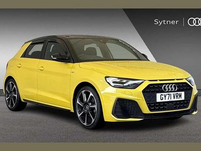 Used Audi A1 Black Edition 147 HP (108 kW) 2021 Yellow Hatchback