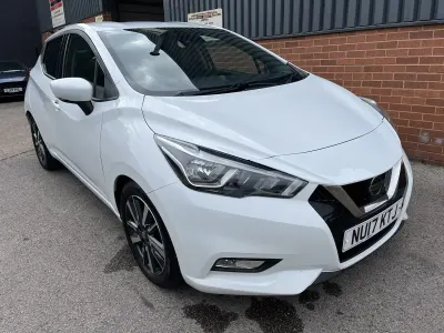 Used Nissan Micra N-Connecta 90 HP (66 kW) 2017 White Hatchback