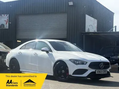 Used Mercedes CLA220 AMG Line Premium 2019 White Coupe