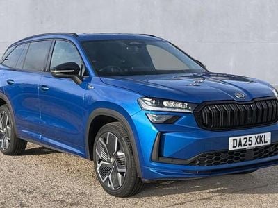 Used Skoda Kodiaq SportLine 150 HP (110 kW) 2025 Race blue SUV