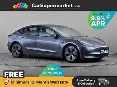 Grey Used 2021 Tesla Model 3 Long Range AWD Sedan | £18,797 (Fair price)