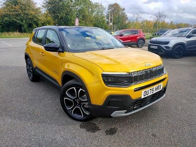Yellow New 2025 Jeep Avenger EV Altitude SUV | £23,795 (A bit pricey)