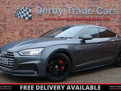 Used Audi A5 Sportback S-Line 190 HP (139 kW) 2018 Grey Hatchback