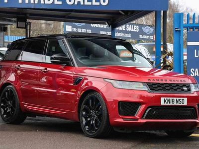 Used Land Rover Range Rover Sport Autobiography Dynamic 306 HP (225 kW) 2018 Red SUV