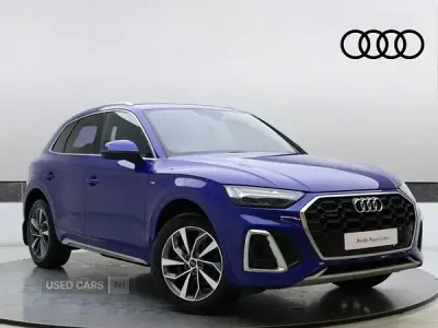 Used Audi Q5 S-Line 204 HP (150 kW) 2022 Blue SUV
