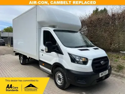 Used Ford Transit S 130 HP (95 kW) 2021 White Cabriolet