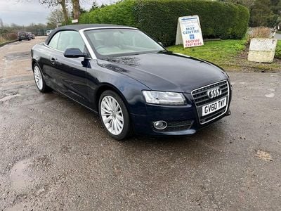 Used Audi A5 Cabriolet 2010 Blue Cabriolet