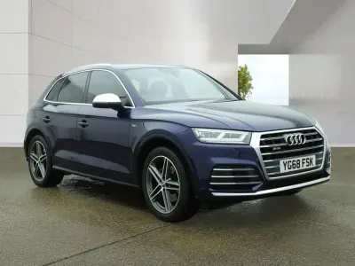 Used Audi SQ5 Basis 354 HP (260 kW) 2018 Blue SUV