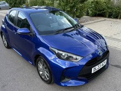 Used Toyota Yaris 2023 Blue Hatchback