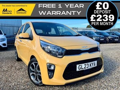 Used Kia Picanto 2023 Yellow Hatchback