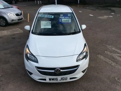 Begagnad Vauxhall Corsa 95 HK (69 kW) 2016 Vit Halvkombi