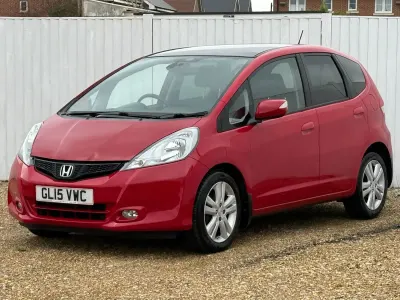 Begagnad Honda Jazz EX 2015 Röd Halvkombi