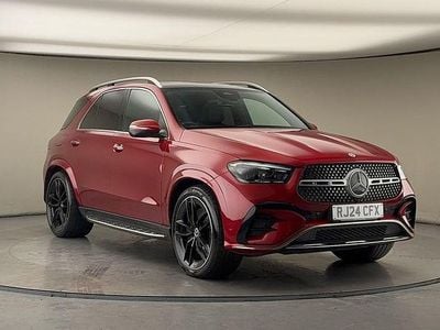 Used Mercedes GLE450 AMG AMG line 2024 Manufaktur hyacinth red  metallic finish SUV