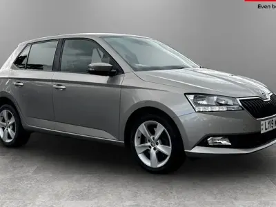 Used Skoda Fabia SE L 110 HP (80 kW) 2019 Beige Hatchback