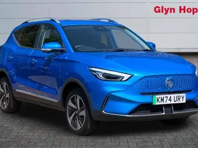 Used MG ZS Trophy Connect 114 kW (156 HP) 2024 Blue SUV