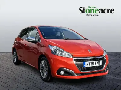 Used Peugeot 208 Allure 80 HP (58 kW) 2018 Orange Hatchback