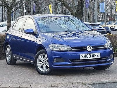 Used VW Polo SE 95 HP (69 kW) 2019 Blue Hatchback