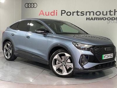 Used 2024 Audi Q4 Sportback e-tron Black Edition SUV | £34,490 (Good price)