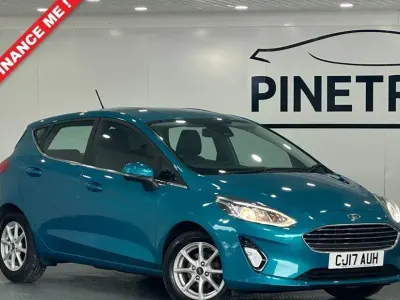 Used Ford Fiesta Zetec 100 HP (73 kW) 2017 Blue Hatchback