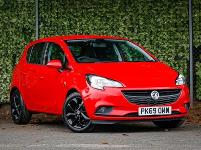 Used Vauxhall Corsa 75 HP (55 kW) 2019 Red Hatchback