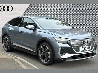 Blue Used 2025 Audi Q4 Sportback e-tron S-Line SUV | £34,790 (Good price)