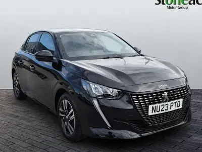 Used Peugeot 208 Allure+ 131 HP (96 kW) 2023 Black Hatchback