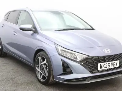 New Hyundai i20 Premium 100 HP (73 kW) 2026 Blue Hatchback