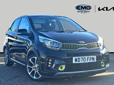 Midnight black Used 2021 Kia Picanto X-Line Hatchback | £10,495 (Fair price)