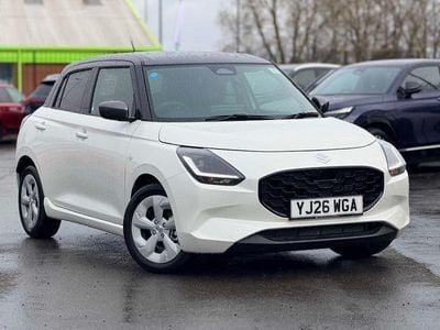 New Suzuki Swift 82 HP (60 kW) 2026 White and grey roof Hatchback