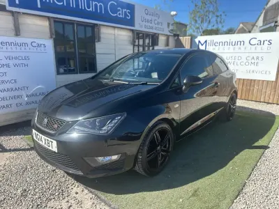 Begagnad Seat Ibiza FR 2014 Svart Halvkombi