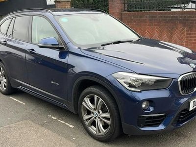 Used BMW X1 Sport Line 140 HP (102 kW) 2018 Blue SUV