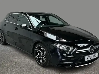 Used Mercedes A35 AMG Executive 306 HP (225 kW) 2021 Black Hatchback