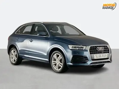 Używany Audi Q3 S-Line 150 KM (110 kW) 2016 Niebieski SUV