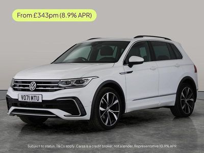White Used 2021 VW Tiguan R-line SUV | £22,525 (Good price)