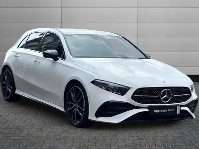 Used Mercedes A200 AMG line 175 HP (128 kW) 2025 Polar white Hatchback