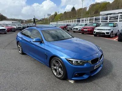 Begagnad BMW 420 M Sport 184 HK (135 kW) 2018 Blå Sportkupé