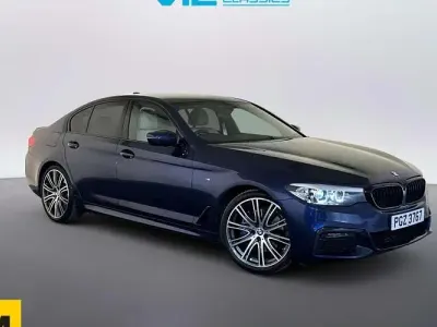 Used BMW 530 M Sport 252 HP (185 kW) 2019 Blue Sedan