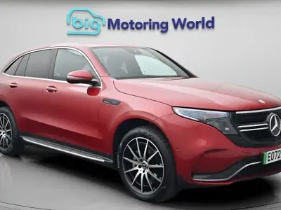 Used Mercedes EQC400 AMG line 300 kW (408 HP) 2022 Red SUV