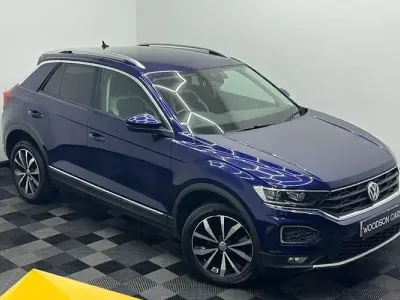 Used VW T-Roc SEL 116 HP (85 kW) 2018 Blue SUV