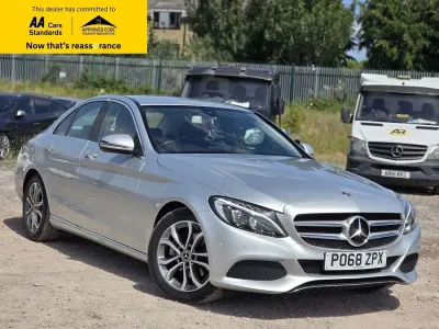 Used Mercedes C220 170 HP (125 kW) 2018 Silver Sedan