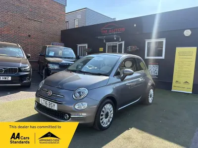 Used Fiat 500 Lounge 69 HP (50 kW) 2016 Grey Hatchback