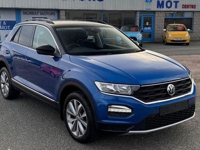 Used VW T-Roc Design 115 HP (84 kW) 2018 Blue SUV