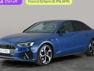 Used Audi A4 Black Edition 204 HP (150 kW) 2024 Blue Sedan